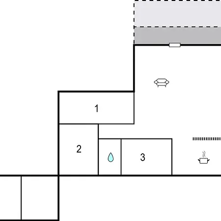 Three-bedroom In Сasa de vacaciones